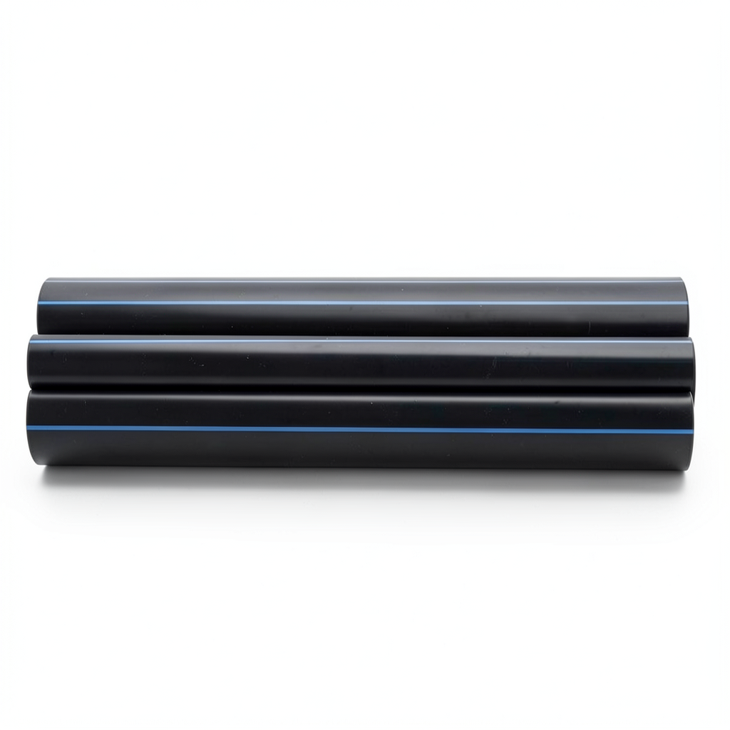 مواسير HDPE SDR 33 قطر خارجي 110 مم سمك 3.4 مم لون أسود