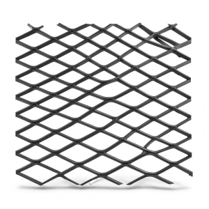 Hot Rolled Black Steel Expanded Metal Mesh Khaleeji 1.2 mm Thickness 2.44 m Width 6 m Length