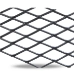 Hot Rolled Black Steel Expanded Metal Mesh Khaleeji 6 mm Thickness 1.22 m Width 1 m Length