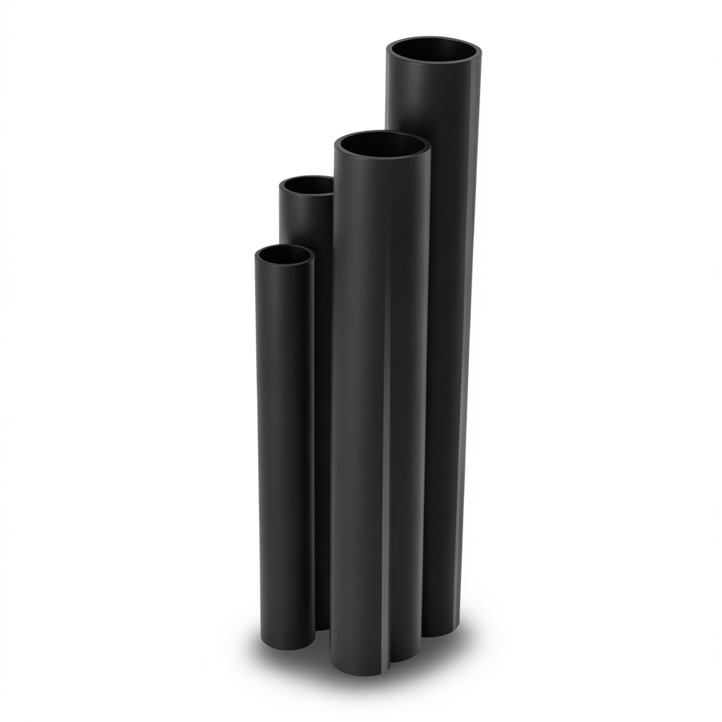 HDPE Pipes SDR 9 Outside Diameter 90 mm Thickness 10.1 mm Black