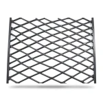 Hot Rolled Black Steel Expanded Metal Mesh Khaleeji 5.8 mm Thickness 1.22 m Width 6 m Length