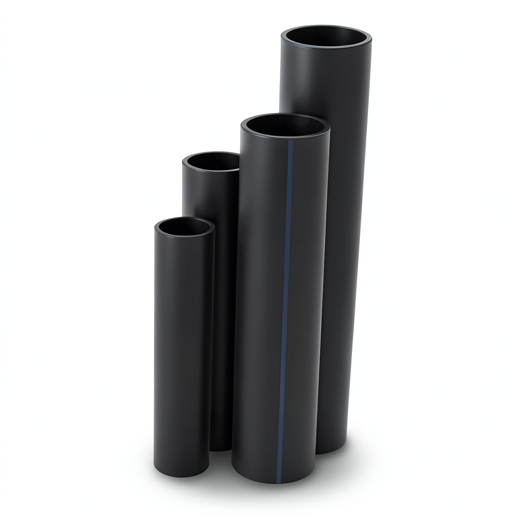 HDPE Pipes SDR 33 Outside Diameter 180 mm Thickness 5.5 mm Black