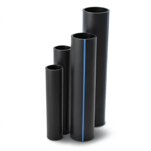 مواسير HDPE SDR 33 قطر خارجي 90 مم سمك 2.8 مم لون أسود