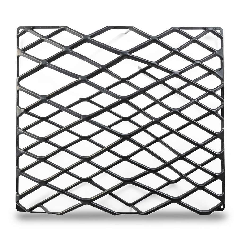 Hot Rolled Black Steel Expanded Metal Mesh Khaleeji 1.4 mm Thickness 2.44 m Width 1 m Length