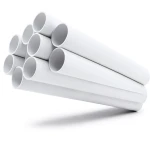 مواسير UPVC جدول 40 مقاس ½ 1 إنش سمك 3.68 مم لون أبيض