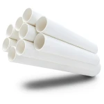مواسير UPVC جدول 40 مقاس 3 إنش سمك 5.49 مم لون أبيض