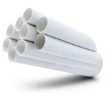 مواسير UPVC جدول 40 مقاس 4 إنش سمك 6.02 مم لون أبيض