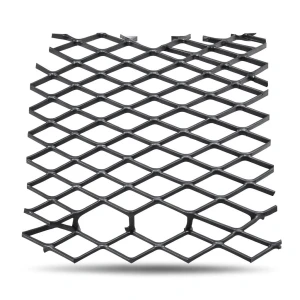 Hot Rolled Black Steel Expanded Metal Mesh 6 mm Thickness 1.22m Width 6m Length