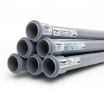 انابيب بلاستيك UPVC سابكو ضغط 6 بار مقاس 63 مم سمك 1.9 مم لون رمادي
