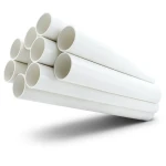 مواسير UPVC جدول 40 مقاس 5 إنش سمك 6.22 مم لون أبيض