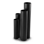 مواسير HDPE نسبة الأبعاد القياسية 9 قطر خارجي 225 مم سمك 25.2 مم لون أسود