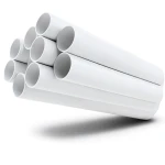 مواسير UPVC جدول 40 مقاس 6 إنش سمك 7.11 مم لون أبيض