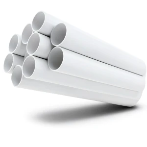 مواسير UPVC جدول 40 مقاس 6 إنش سمك 7.11 مم لون أبيض