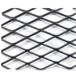 Hot Rolled Black Steel Expanded Metal Mesh Khaleeji 6 mm Thickness 1.22 m Width 5 m Length