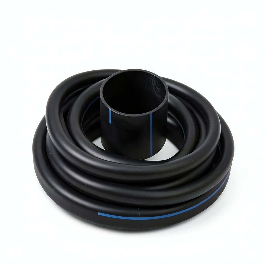 مواسير HDPE SDR 33 قطر خارجي 110 مم سمك 3.4 مم لون أسود