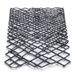 Hot Rolled Black Steel Expanded Metal Mesh Khaleeji 6 mm Thickness 1.22 m Width 7 m Length