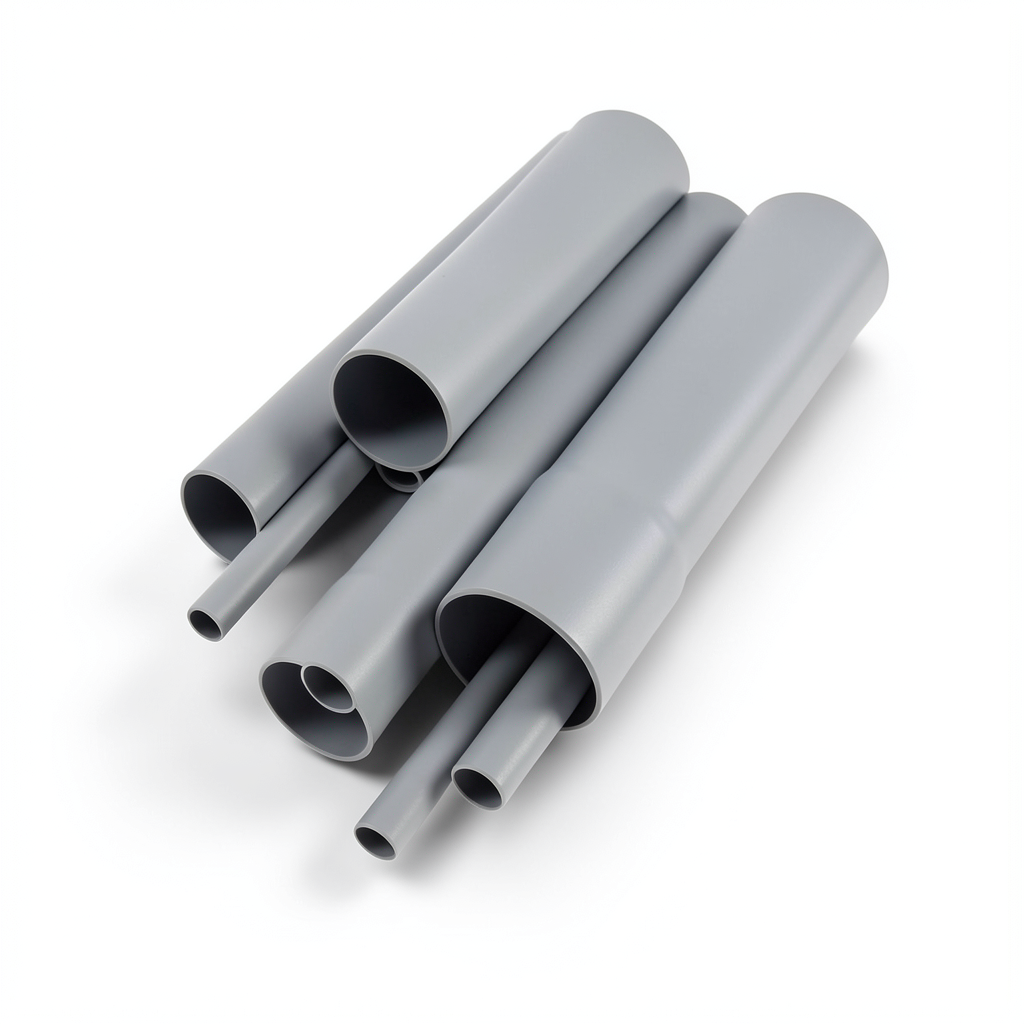 مواسير UPVC EB 20 مقاس 2 إنش سمك 1.52 مم لون رمادي