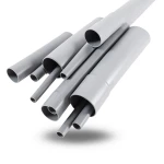 مواسير UPVC EB 20 مقاس 3 إنش سمك 1.55 مم لون رمادي