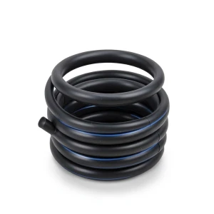 مواسير HDPE الجودة SDR 33 قطر خارجي 125 مم سمك 3.9 مم لون أسود