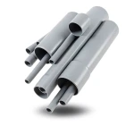 مواسير UPVC مقاس 4 إنش سمك 2.08 مم لون رمادي