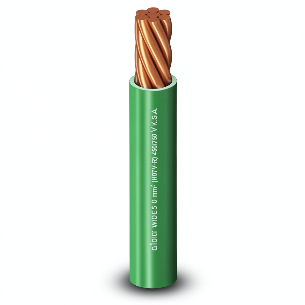 Stranded Copper Wire 120mm Heat Resistant PVC Insulation, 450/750V | Al Fanar