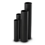 مواسير HDPE SDR 33 قطر خارجي 160 مم سمك 4.9 مم لون أسود