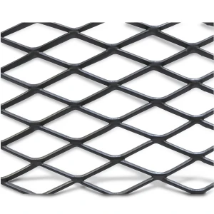Hot Rolled Black Steel Expanded Metal Mesh Khaleeji 1.2 mm Thickness 2.44 m Width 2 m Length