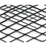 Hot Rolled Black Steel Expanded Metal Mesh Khaleeji 6 mm Thickness 1.22 m Width 7 m Length