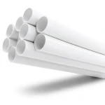 مواسير UPVC جدول 40 مقاس ½ 2 إنش سمك 5.16 مم لون أبيض