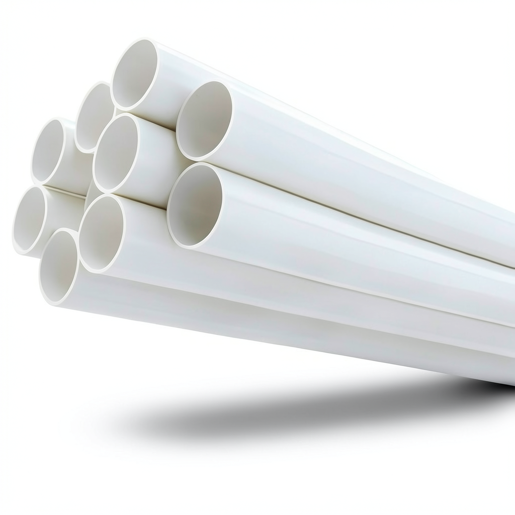 UPVC Pipes Schedule 40 Size 3 Inch Thickness 5.49 mm White