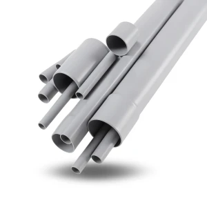 UPVC Pipes 5 Inch Thickness 3.2 mm Gray Color EB 35