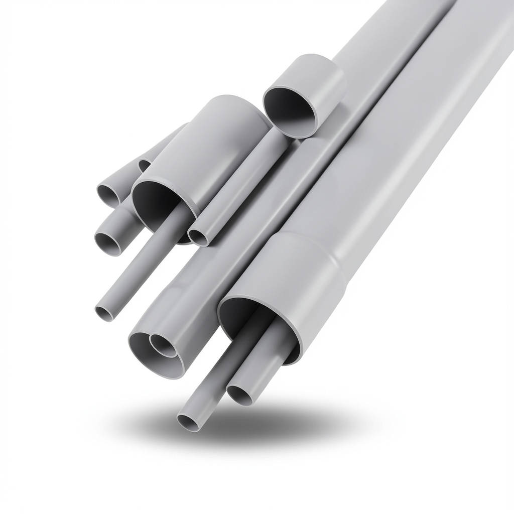 مواسير UPVC مقاس 5 إنش سمك 3.2 مم لون رمادي EB 35