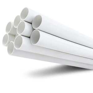 UPVC Pipes Schedule 40 Size 5 Inch Thickness 6.22 mm White