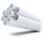 مواسير UPVC جدول 40 مقاس 6 إنش سمك 7.11 مم لون أبيض