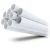 مواسير UPVC جدول 40 مقاس 6 إنش سمك 7.11 مم لون أبيض - Image 1