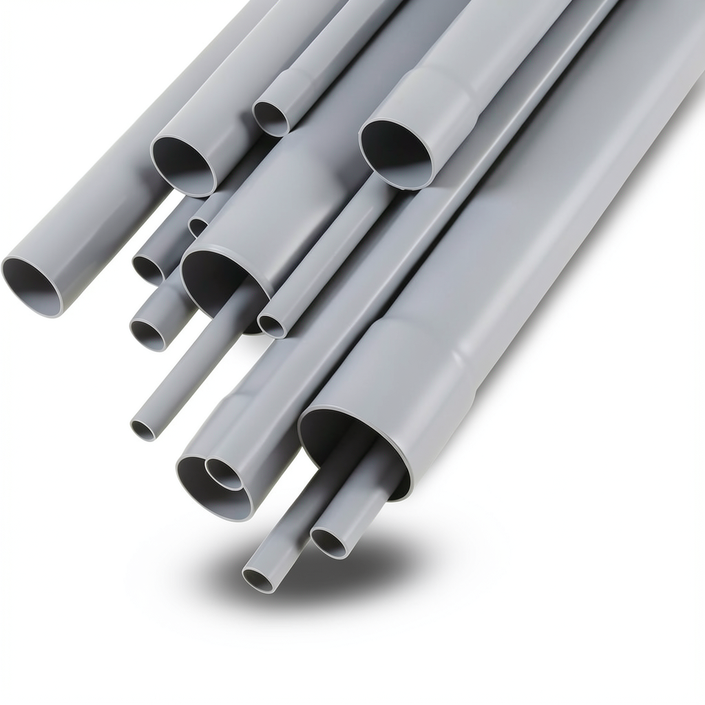 UPVC Pipes DB 60 Size 3 Inch Thickness 2.34 mm Gray Color