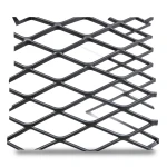 Hot Rolled Black Steel Expanded Metal Mesh Khaleeji 1.2 mm Thickness 2.44 m Width 3 m Length
