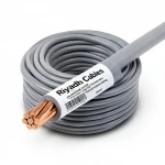 PVC Insulated Stranded Copper Electrical Wire, 300mm Size, 450/750 Voltage Rating, Gray Color | Riyadh Cables