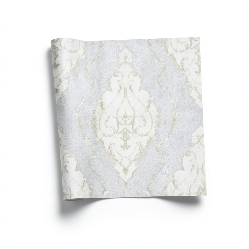 Classic Wallpaper Light Gray 10m x 1.06m, Model 82907
