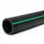 مواسير HDPE ضغط  6.2 بار [PE 63] قطر خارجي 280 مم  SDR 13.6  لون اسود مع خط اخضر | مصنع المنى