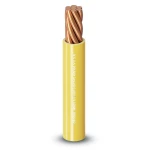 2.5mm2 Single Electrical Wire 450/750V, Stranded Copper, Heat Resistant PVC, Yellow | Al Fanar