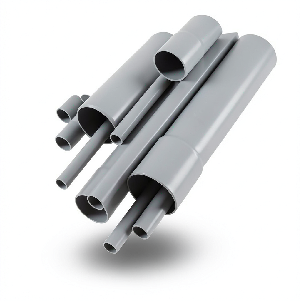 UPVC Pipes 5 Inch Thickness 3.2 mm Gray Color EB 35