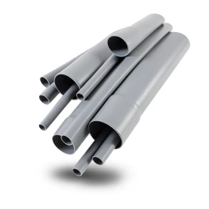 مواسير UPVC DB 60 مقاس 3 إنش سمك 2.34 مم لون رمادي
