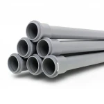 مواسير UPVC سابكو  ضغط 6 بار مقاس 110 مم سمك 3.2 مم لون رمادي