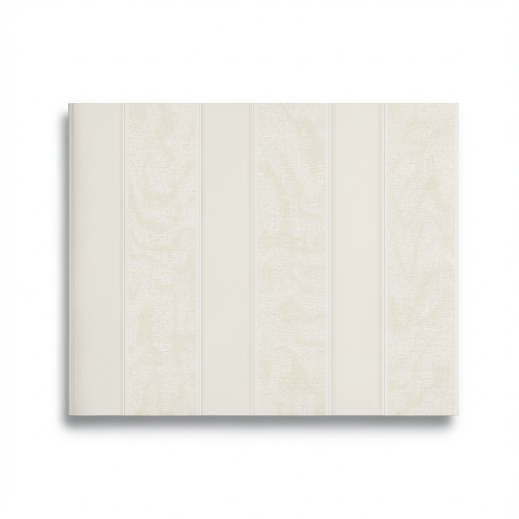 Striped Walldecoration Light Beige Color, 10m x 1.06m, Model 38023