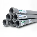 UPVC Pipes [Sappco] PN 6 Bar Size 280 mm Thickness 8.2 mm Gray Color