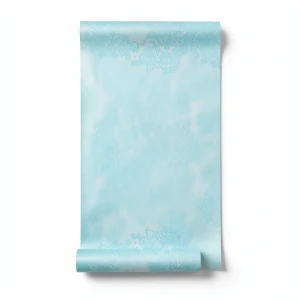 Italian Wallpaper Patterned Design Cyan Color, Size 10mx0.70m, Model 15224