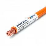 Stranded Single Electrical Wire 6mm 450/750V, Copper Conductor PVC Insulated, Orange Color | Riyadh Cables