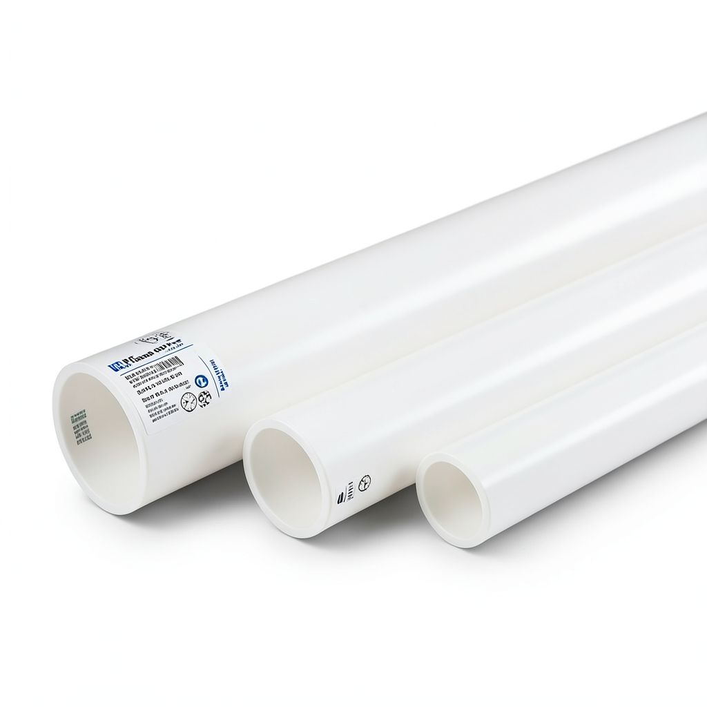 أنابيب بلاستيك UPVC جدول 80 مقاس 4 إنش سمك 8.6 مم وزن 2.88 كجم/م لون أبيض | بلاستيك الوطنية
