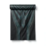 Italian Wallpaper Patterned Design Black Color, Size 10mx0.70m, Model rc16001